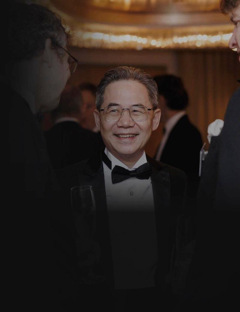 His Excellency Ambassador Zheng Zeguang in black tie